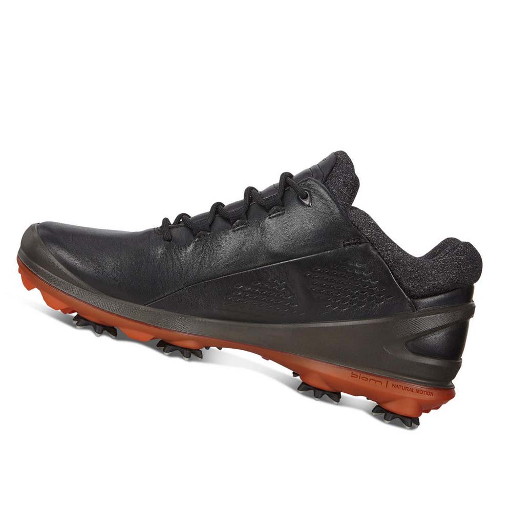 Ecco Biom G3 Cleated Golfsko Herre Svarte | NO 541KOR